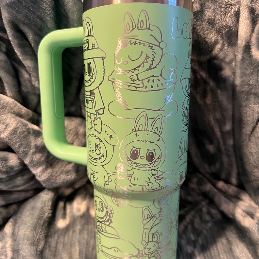 30oz engraved Labubu tumbler